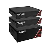 Yes4All 3 in 1 Foam Plyo Box, Plyometric Box Plattform für Sprungtraining, MMA & Konditionierung Stapelbar 15cm bis 61 cm