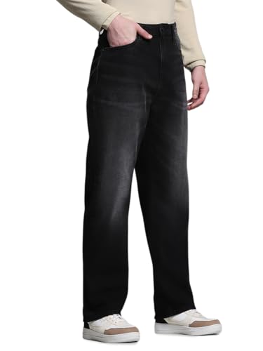 Image of Jack & Jones Men's Loose Fit Jeans | High Rise | Jeans for Men