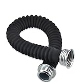 1 PC Respirator Hose Tube 0.5M Rubber Hose Universal 40mm Thread Extension Hose with Fabric Protection for Painting Sanding Welding