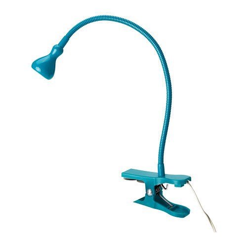 Ikea - Lampe - JANSJÖ LED - projecteur lampe clamp de bureau BLEU
