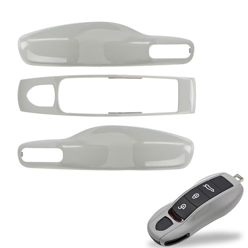 Shopauto 3-Piece Painted Key Fob Shell Cover Replacement - Compatible