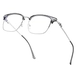 Chicid Classic Black Thick Square Frame Clear Lens Glasses for Women Men Non Prescription Eyeglasses