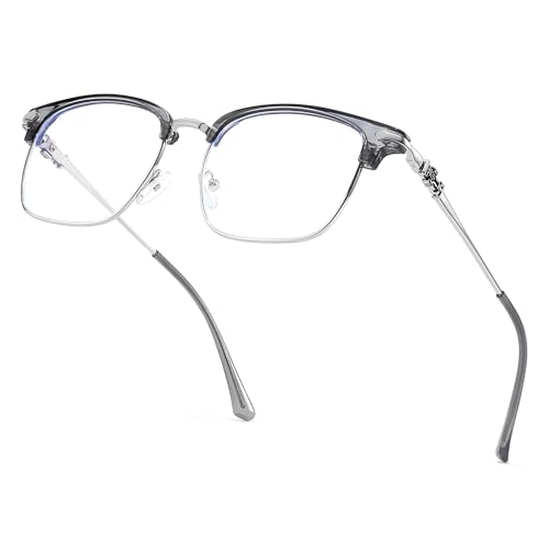 Chicid Classic Black Thick Square Frame Clear Lens Glasses for Women Men Non Prescription Eyeglasses