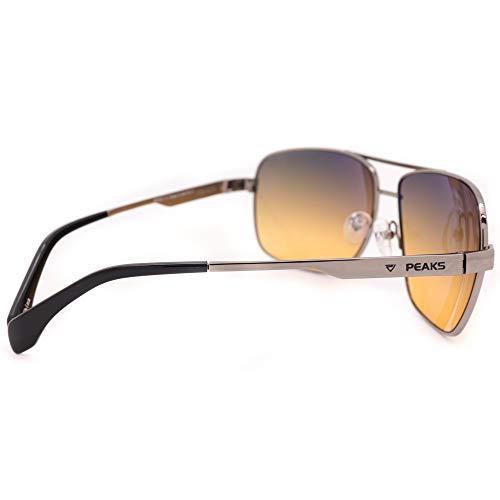 AV2 Non-Polarized Aviator Sunglasses -Unisex- Dual-Zone Lens Technology, Zero Distortion2