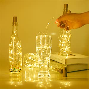 Koopower 10x Flaschenlichter Mit LED – Warmweiß, Batteriebetrieben & Wasserdicht, Ideal Für Deko & Partys (10er Pack)