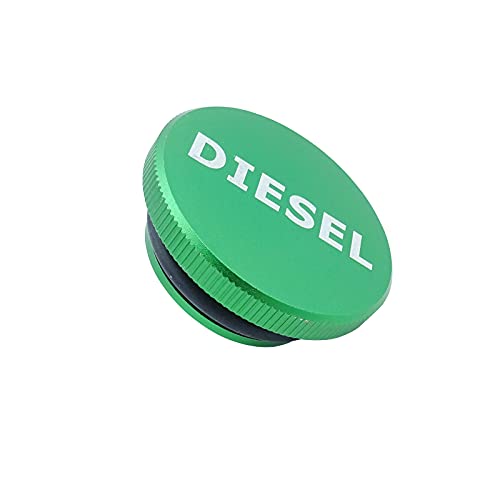 WeiSen Diesel Fuel Cap Magnetic Ram Diesel Billet Aluminum Fuel Cap Compatible with Dodge Ram 1500 2500 3500 2013-2018 (Includes 2 O-Rings)