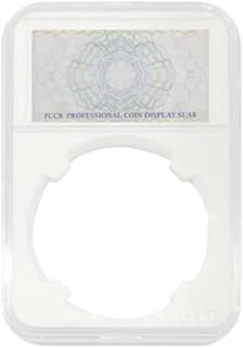 10Pcs 37.5MM Coin Slab Holder for Graded Coins | Premium Crystal Clear Acrylic Protective Case with White Gasket Fits NGC & PCGS standards