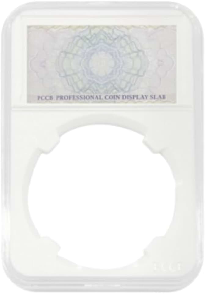 10 Unidades Suporte Acrílico para Slabs de Moedas 39,5 mm – Estojo Protetor e Organizadores para Coleção de Moedas