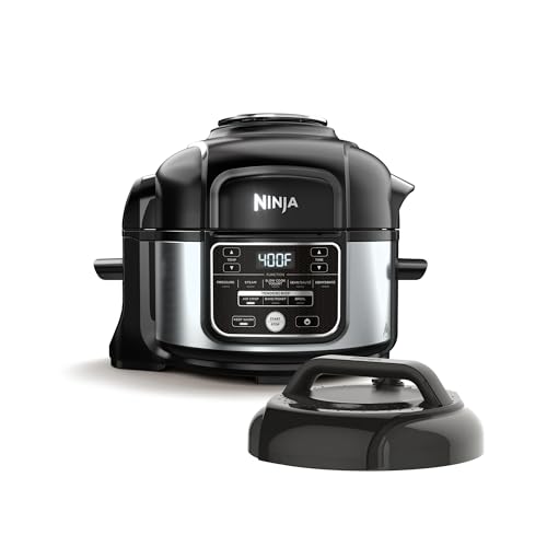 Image of Ninja Foodi 10-in-1 Pressure Cooker, 5-Quart, Stainless Steel Multi-Cooker – Air Fry, Steam, Bake, Roast, Broil, Dehydrate & More, Compact All-in-One Programmable Cooker