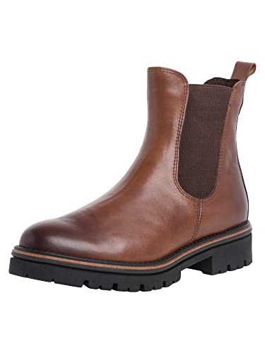 MARCO TOZZI Chelsea Boots Donna Con Cerniera – Scarpe Vegane, Suola Feel Me Morbida, Comode E Leggere
