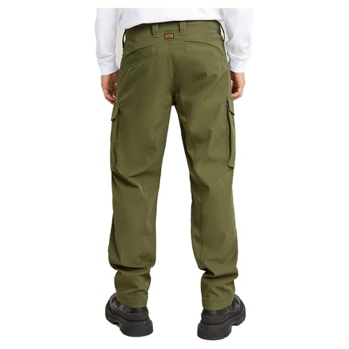 G-STAR Raw - Mens Core Regular Cargo 5-Pocket Pants, Color Shadow Olive, Size: 30W x 34L2