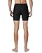 Runhit Swim Jammers for Men Square Leg Quick Dry Athletic Solid Brief Swimsuit UPF 50+ Compression Swimming Shorts Black