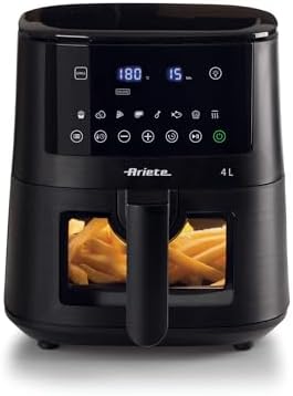 Ariete 4633 Friggitrice ad aria 4L, 1400W, Capacità 4L, 9 program...