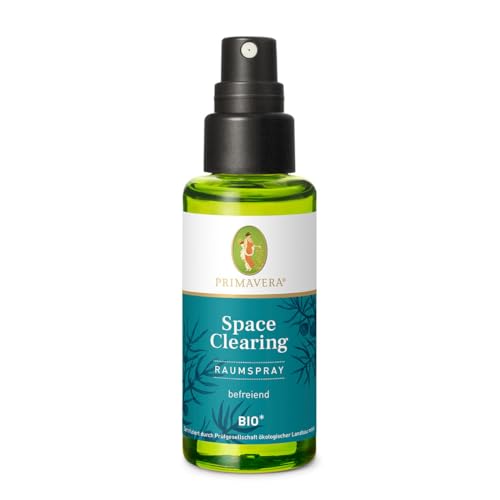 PRIMAVERA Raumspray Space Clearing bio* 50 ml - Weißtanne Rhododendron und Wacholderbeere - Aromadiffuser Aromatherapie - befreiend - vegan