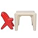Produktbild LIANGJUN Tisch Stuhl for Kinder Kindertisch Hocker Baby Spieltisch Spielzeug Kindergarten Schreibtisch Starkes Lager, Stabil (Color : B)