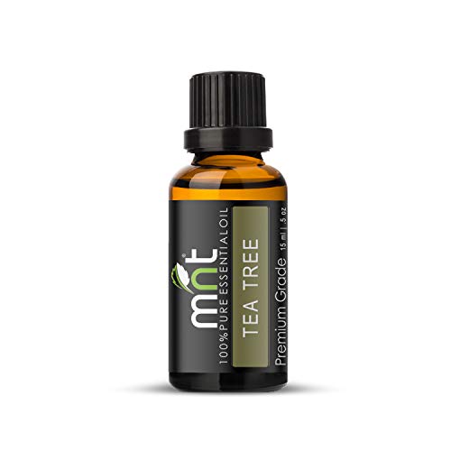 Image of MNT Combo of Tea tree Oil and Almond Oil For Hair Growth, Skin care (Each 15ML) - 100% Pure Natural Oil