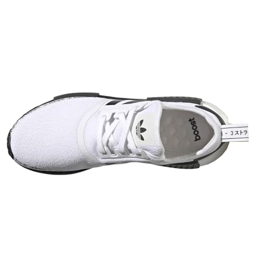 adidas Mens NMD R1 Lace Up Sneakers Shoes Casual - White4
