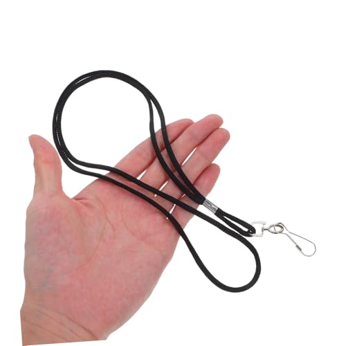 Cordon pour badge identification 100 pièces lanière de cou textile avec clip