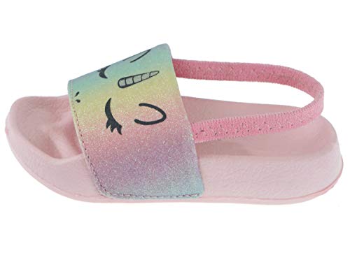 Capelli New York Toddler Girl Jelly Thong Flip Flop with Backstrap3