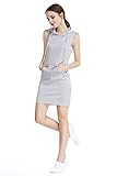 AEETE Fashion Womens Summer Casual Sleeveless Hoody Dress