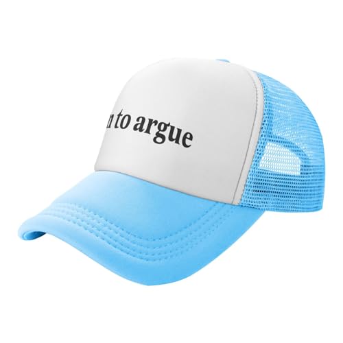 Born to Argue Mesh Toddler Hat Sun Protection Baby Boy Baseball Cap for Outdoor Beach Kids2