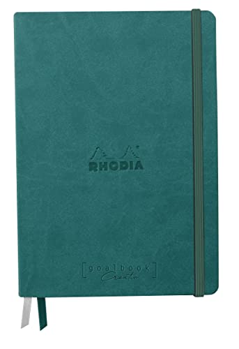RHODIA Goalbook Creation Paon, un carnet rigide simili cuir haut de gamme