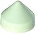 Dock Edge + PVC Cone Head Piling Cap, White, 7-Inch