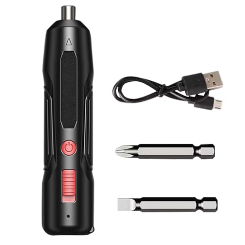 Kit de destornilladores eléctricos: herramienta recargable inalámbrica, alta potencia de torsión, accesorio para teléfono, destornilladores para laptop, configuración de tamaño práctico para
