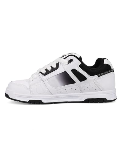 Image of DC Men's Stag Skate Shoe, White /Black, 9