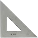 Alvin, SK450-10, 10' Smoke-Tint Triangle Ruler, Math Geometry Tool - 45/90 Degrees