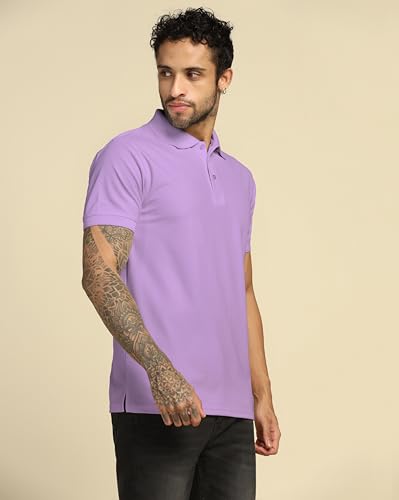 Image of VastraVibes Men's Polo Regular Fit T-Shirt