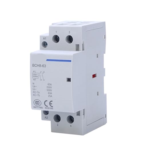 Contacteur monophasé 63A 2NO module de commande rail DIN 24V - 2