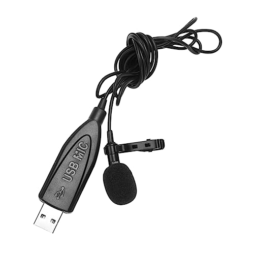 Sosoport Mini Microphone for Computer Portable Durable Microphone with Cable for Home Office Streaming and Recording Sessions Compatible with