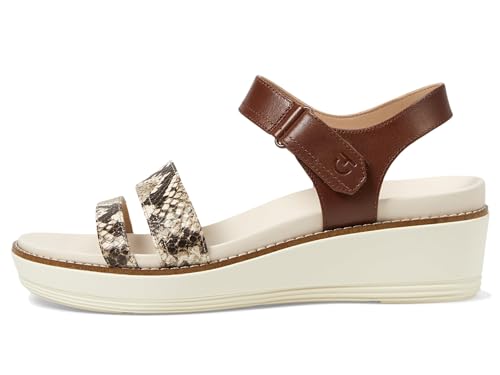 Cole Haan Cole Haan Women's Original Peyton Flatforms, Dark Cuoio Snake Print, 8-B US