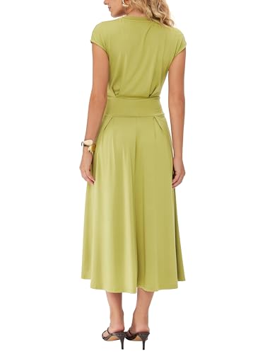 CIDER Cap Shortsleeve Ruched Dress3