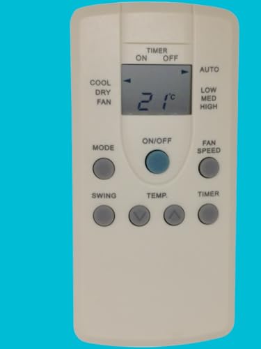 Image of Sanavya AC Remote Control - Compatible Replacement for Split & Window Air Conditioners - Replicates Genuine Remote Functions (Carrier Ac Remote 167)