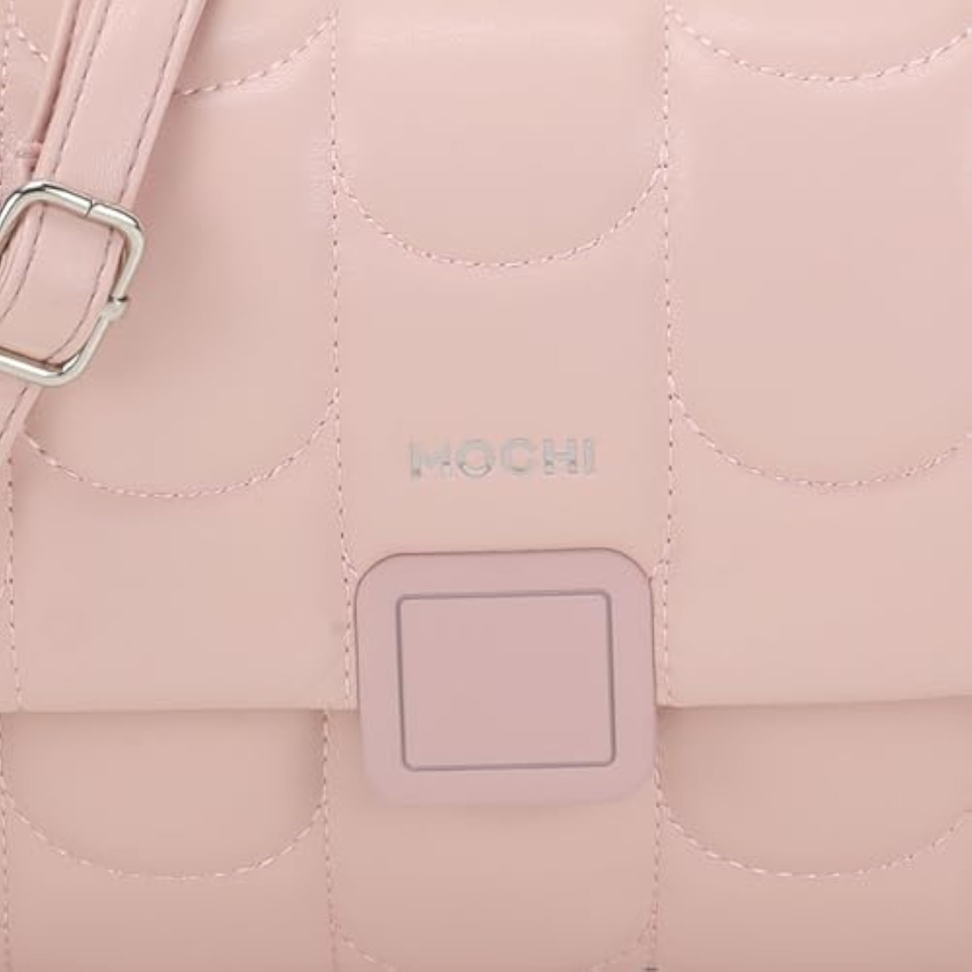 Women's Casual PU Soft Body Zipper Closure Sling Bag