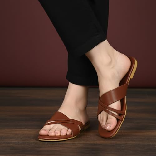 Image of IndieStide Heel Casual Flip Flops Slippers For Girls Women, Comfortable cushioned Chappals