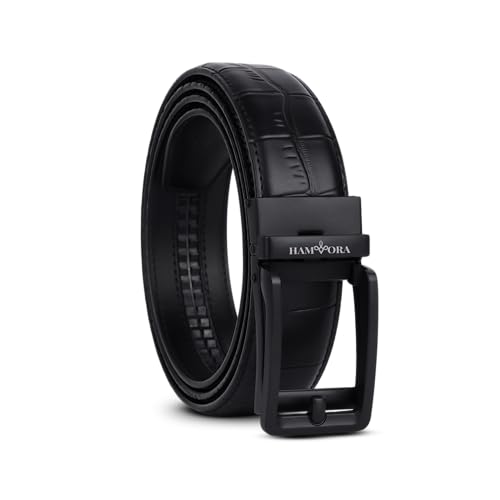 Image of Genuine Leather Belt for Men Formal & Casual Wear - Belts for Men Leather Original, Durable Buckle - Belt for Man - Gift for Husband, Father, Friend