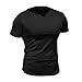 7Power Magliette atletiche in Rete da Uomo con Scollo a V Diviso per Bodybuilding in Palestra Color Black Size M