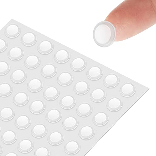 Lusofie 128 Stück Gummipuffer Selbstklebend 3mm Transparent Gummifüße Selbstklebend Silikon Stoßstange Türpuffer Selbstklebend Antirutsch Pads für Schrank Tür Möbel Wand Bodenschutz (11 × 3mm)