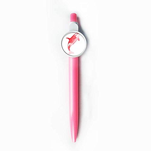 Stylo à bille rétractable animaux menacés d'extinction rouge pour écrire avec engagement