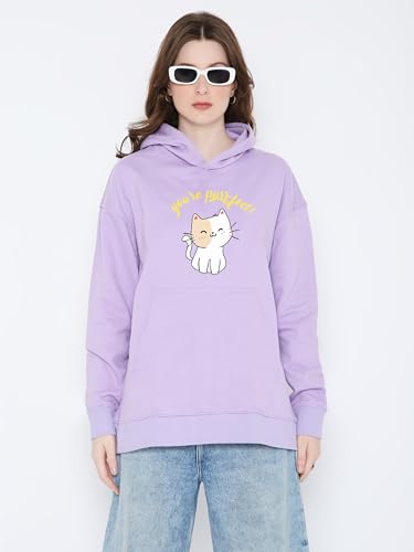 Image of BE SAVAGE Women's Purrfect Hoodie Suitable for Summer & Winter