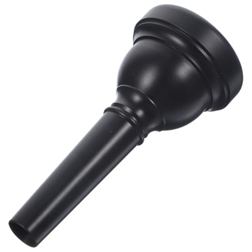 COMPUKAS Boquilla para Trombón de Abs Negra, Ligera y Portátil, Accesorio de Reemplazo Resistente para Profesionales y Principiantes