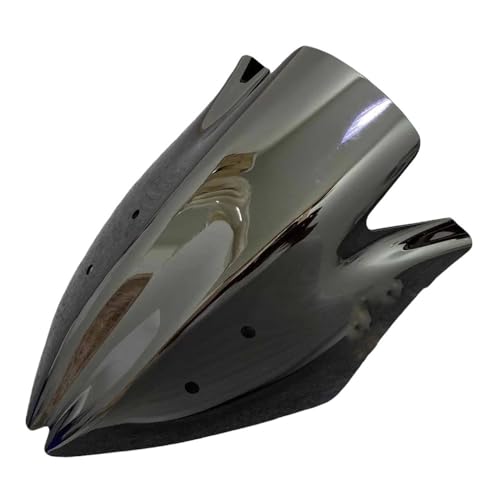 Pare-brise double bulle noir pour moto Kawasaki Z1000 modèles 2007 à 2009