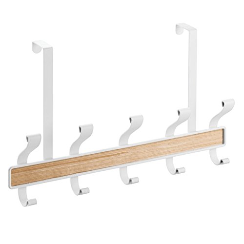 MDesign Appendiabiti da Porta con 10 Ganci