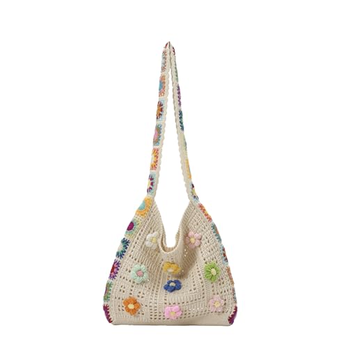 Grand sac à main en tricot fini les cabas lourds avec ce grand sac épaule en crochet léger