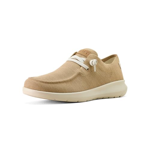 Ariat Men`s Hilo Light Tan Knit Casual Shoe