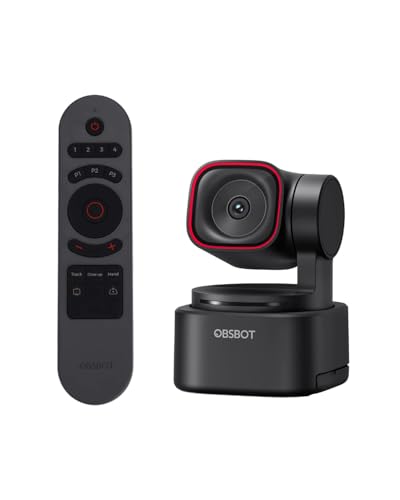 Webcam OBSBOT Tiny 3 Lite télécommande pack compact fluide