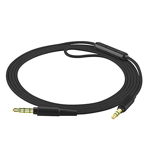 Geekria QuickFit Audiokabel met microfoon compatibel met Skullcandy Hesh 3, Hesh 2, Crusher, Grind koptelefoon, 3,5 mm… - Afbeelding 3